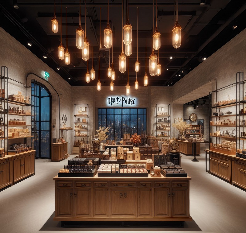 Trang trí tường showroom phong cách cổ điển sang trọng