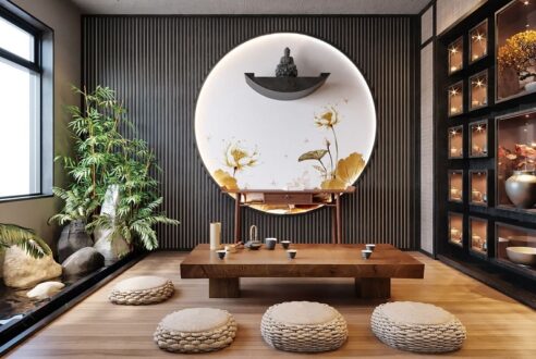 Chia sẻ cách trang trí tường quán trà đẹp, ấn tượng